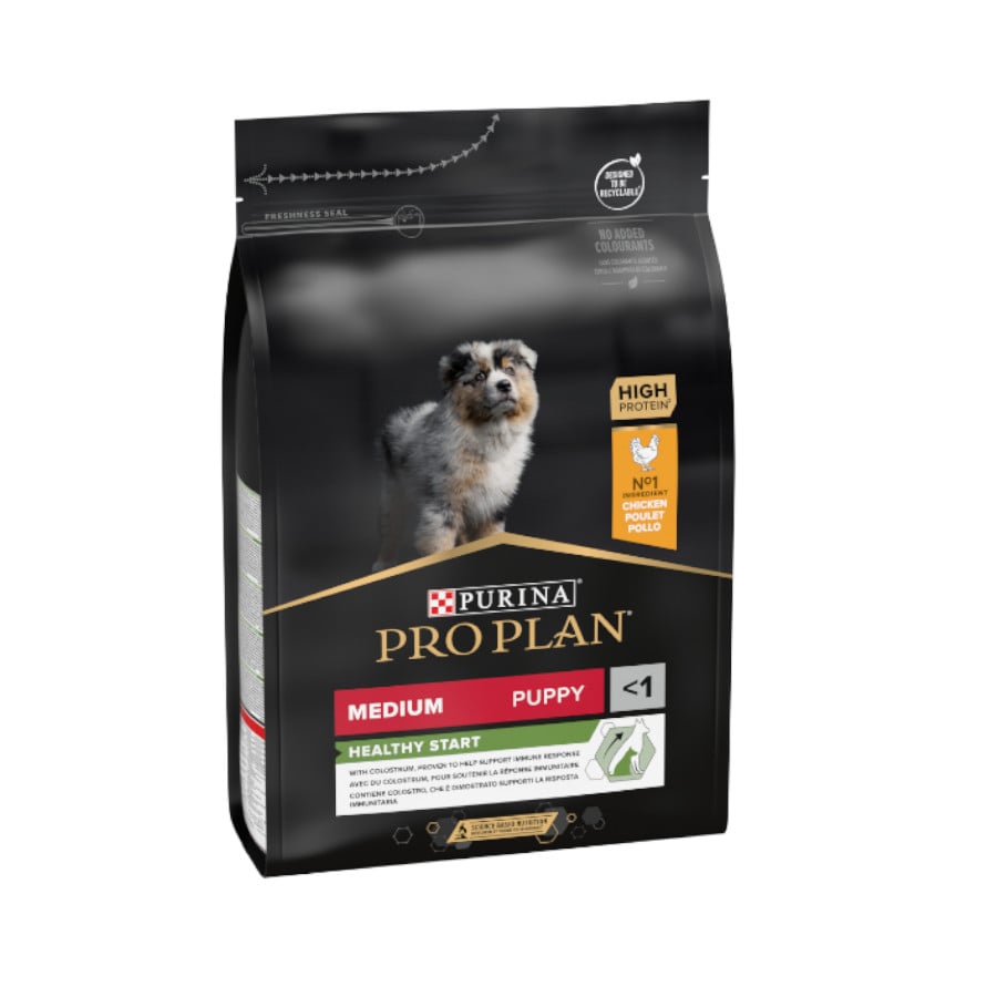 3 kg Pro Plan Puppy Medium Frango ração para cachorros