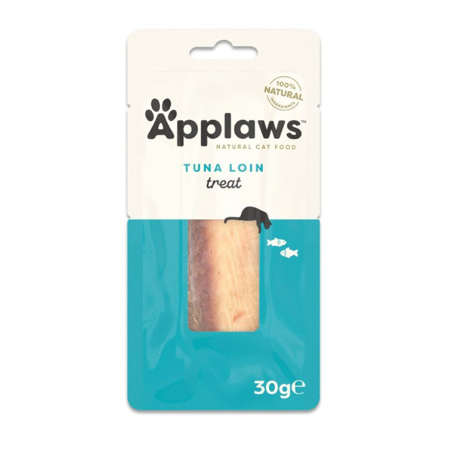 6 uds. x 30 g Applaws Lombo de Atum para gatos Pack poupança!