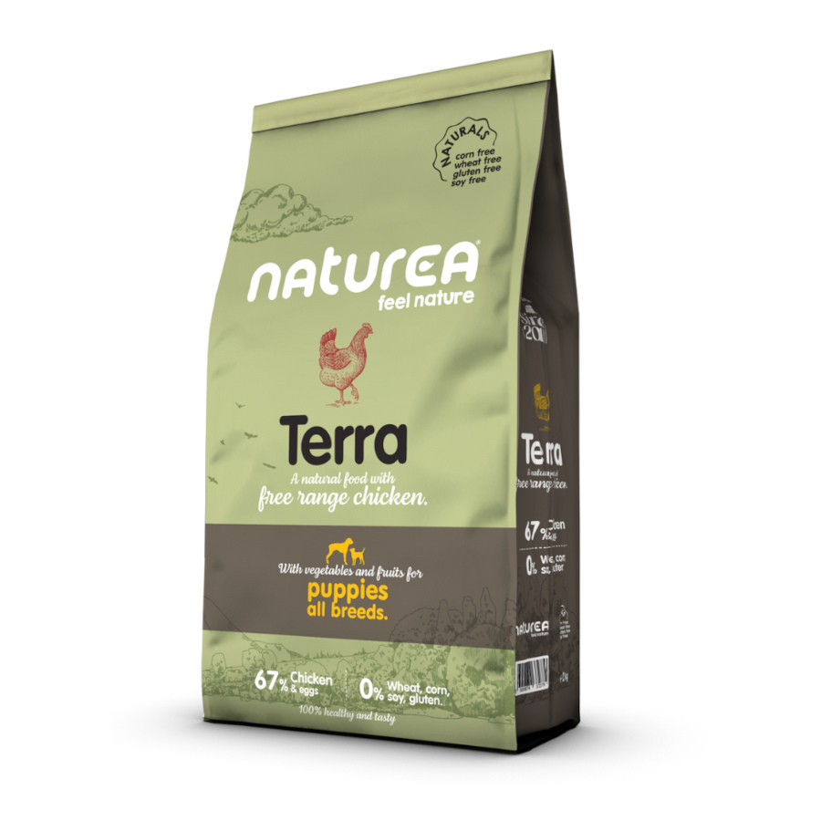 12 kg Naturea Terra Puppy Free-Range Comida para cachorro