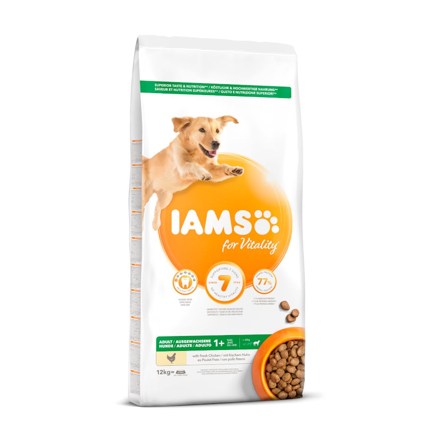 12 kg IAMS for Vitality Adult Large Proactive ração para cães
