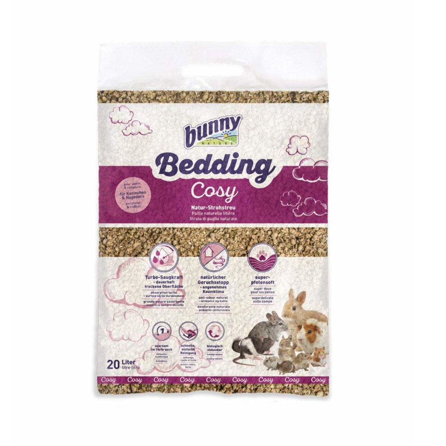 0.02 L Bunny Nature Bedding Cosy Leito natural para roedores