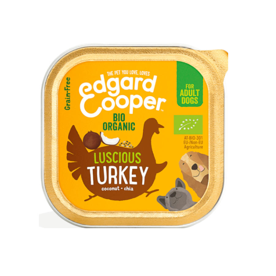 24 terrinas x 100 g Edgard Cooper Bio Peru terrina para cães Pack poupança!