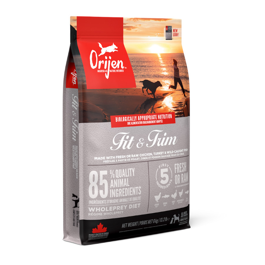2 x 11.4 kg Orijen FitYTrim ração para cães Pack poupança!