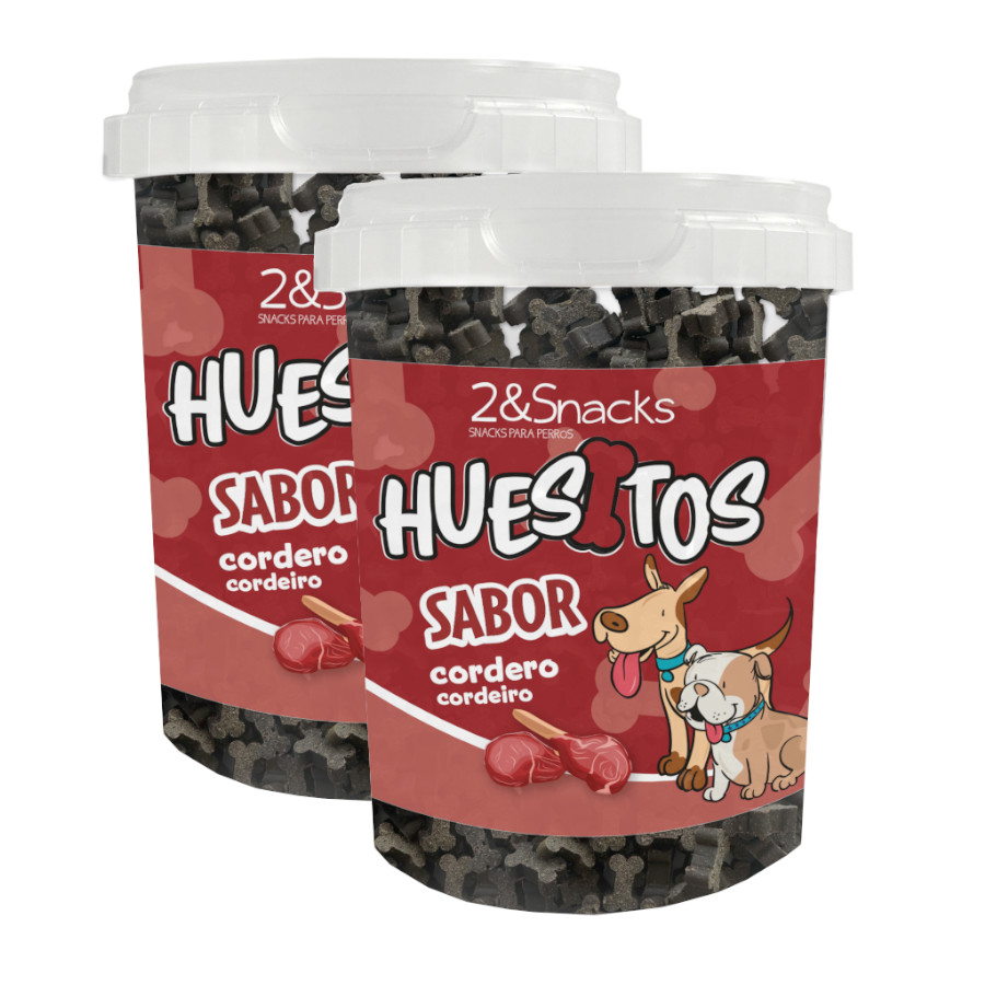 0.6 kg 2&Snacks Ossos de Cordeiro para cães