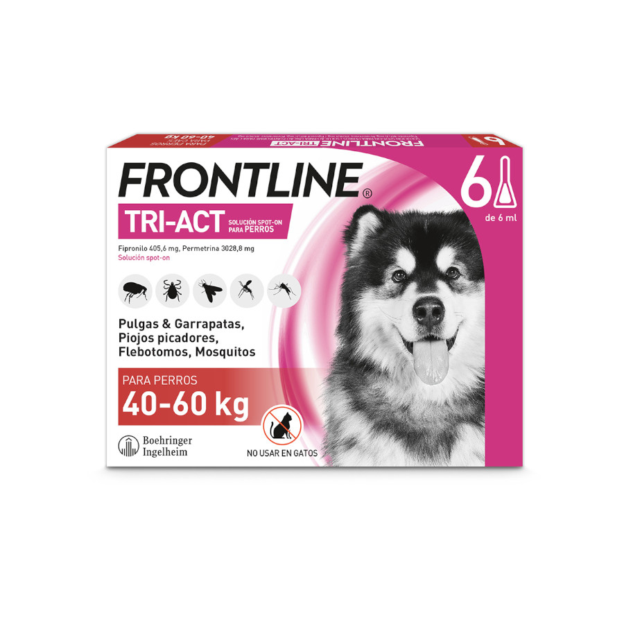 Frontline Tri-Act Pipetas Antiparasitárias para cães