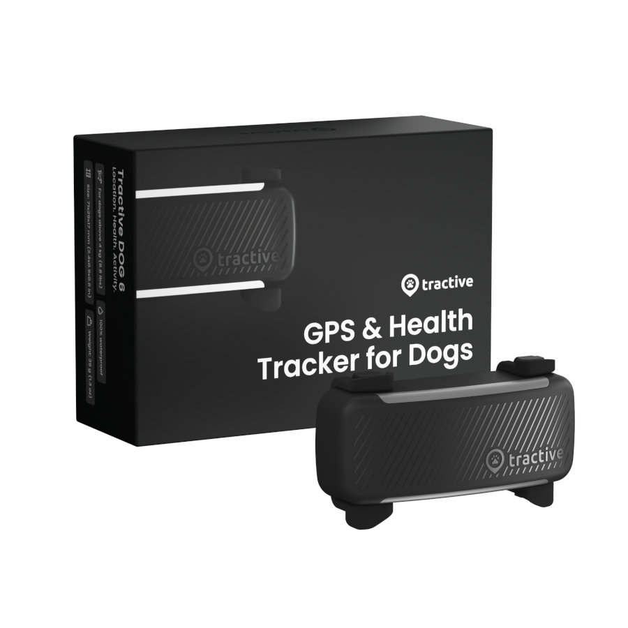 Trative GPS Dog 6 Rastreador de cães preto