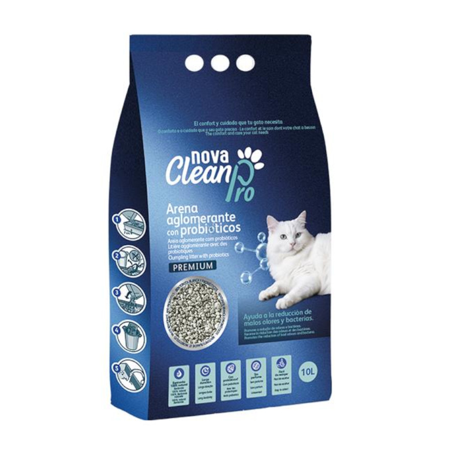 Nova Clean Pro Areia Probiótica para gatos