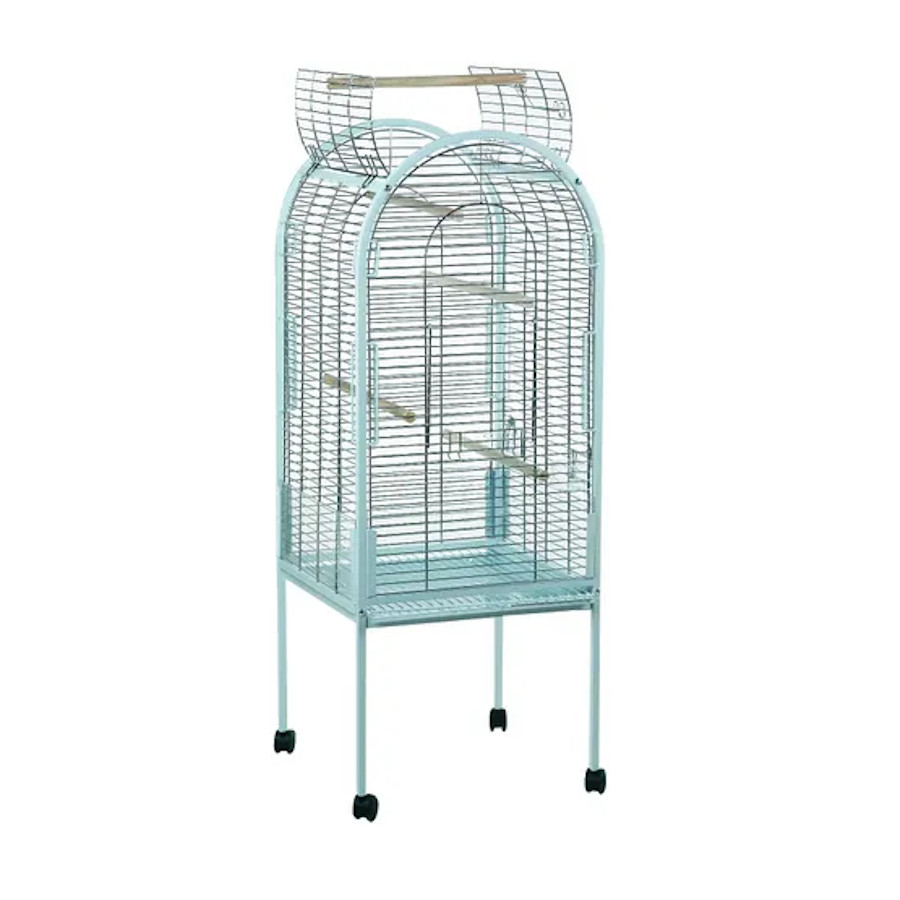 Flamingo Lorre Gaiola Branca para papagaios