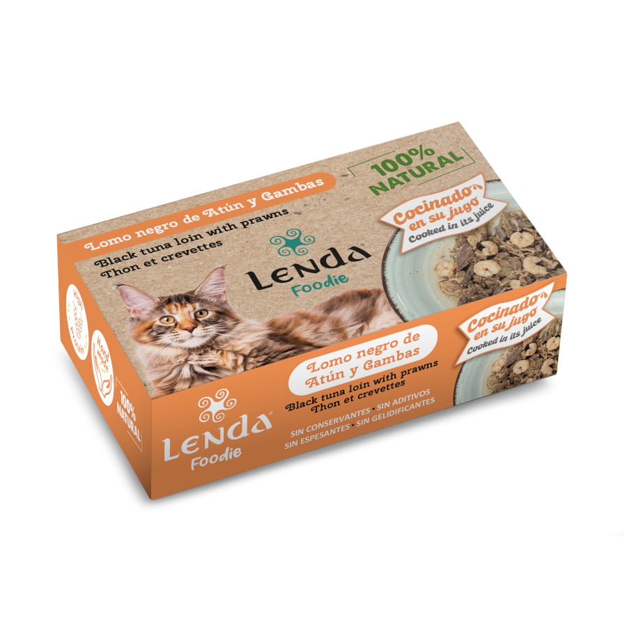 12 latas x 120 g Lenda Comida húmida de Atum e Gambas em lata para gatos Pack poupança!