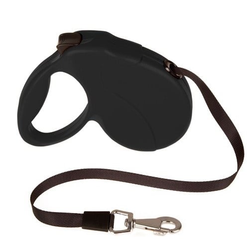 TK-Pet trela extensível preta