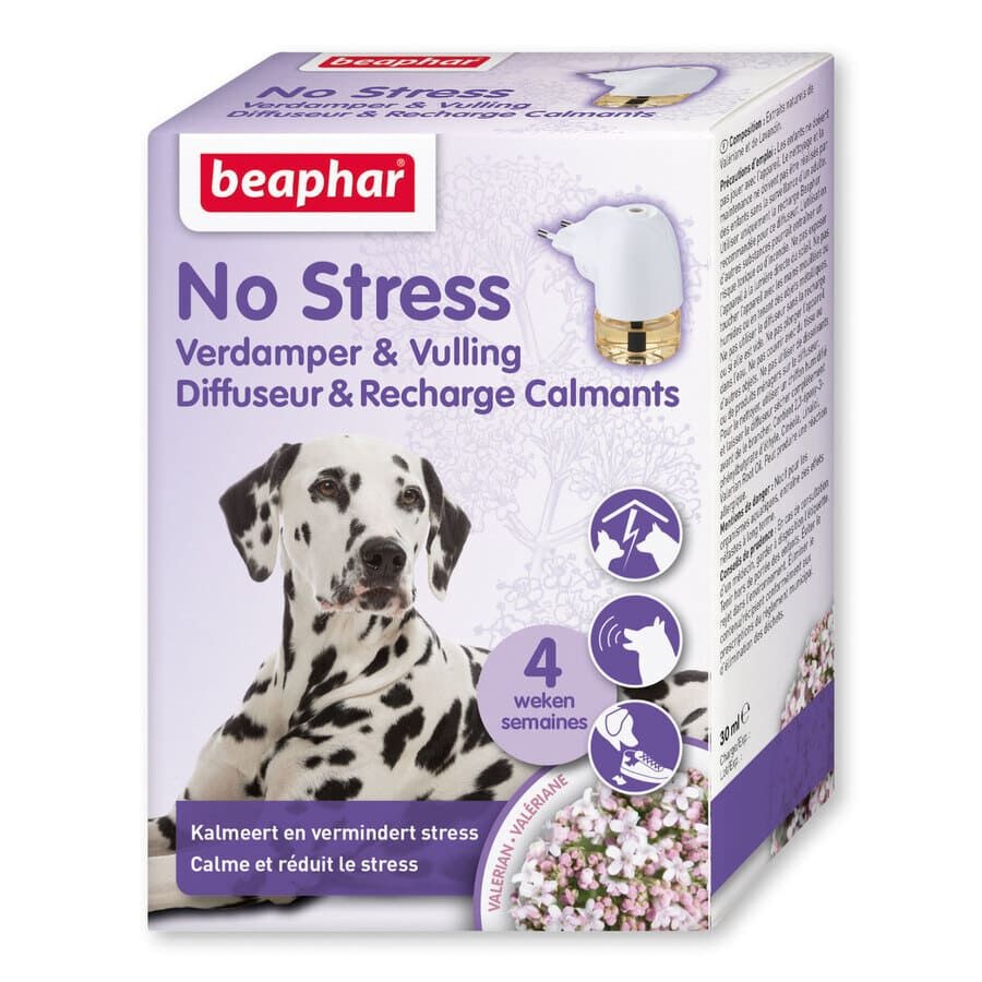 0.03 L Beaphar No-Stress Difusor e Recarga Anti Stress para cães