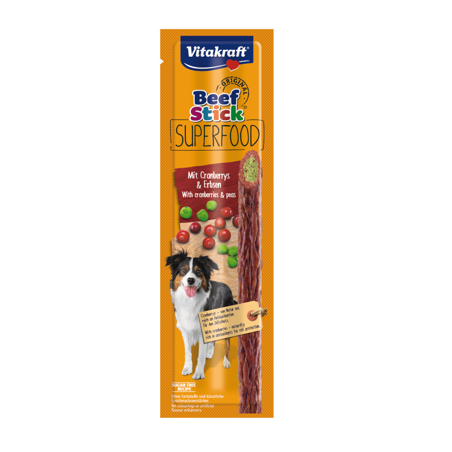 0.025 KG Vitakraft Beef Stick Superfood para cães