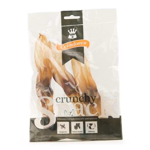 0.2 kg Criadores snack orelha de coelho para cães