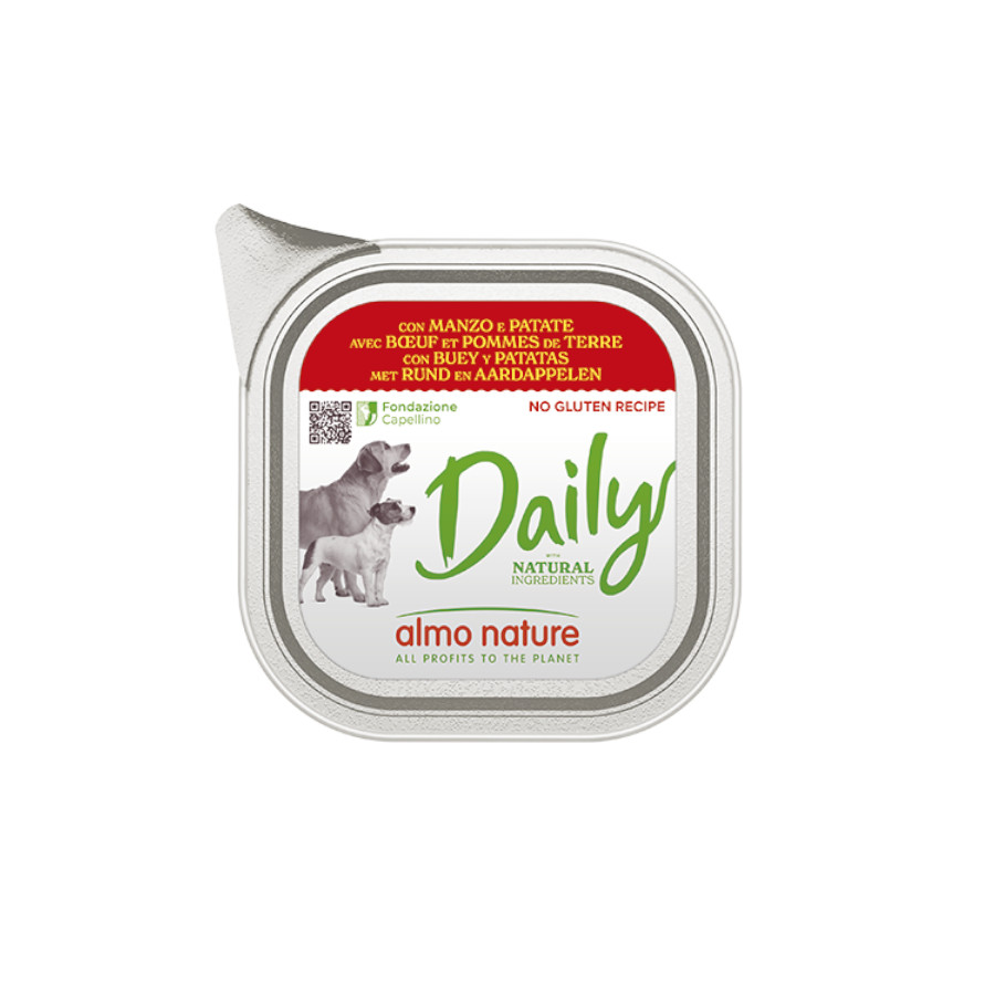 100 g  Almo Nature Bio Organic Maintenance Carne com Batata comida para cães