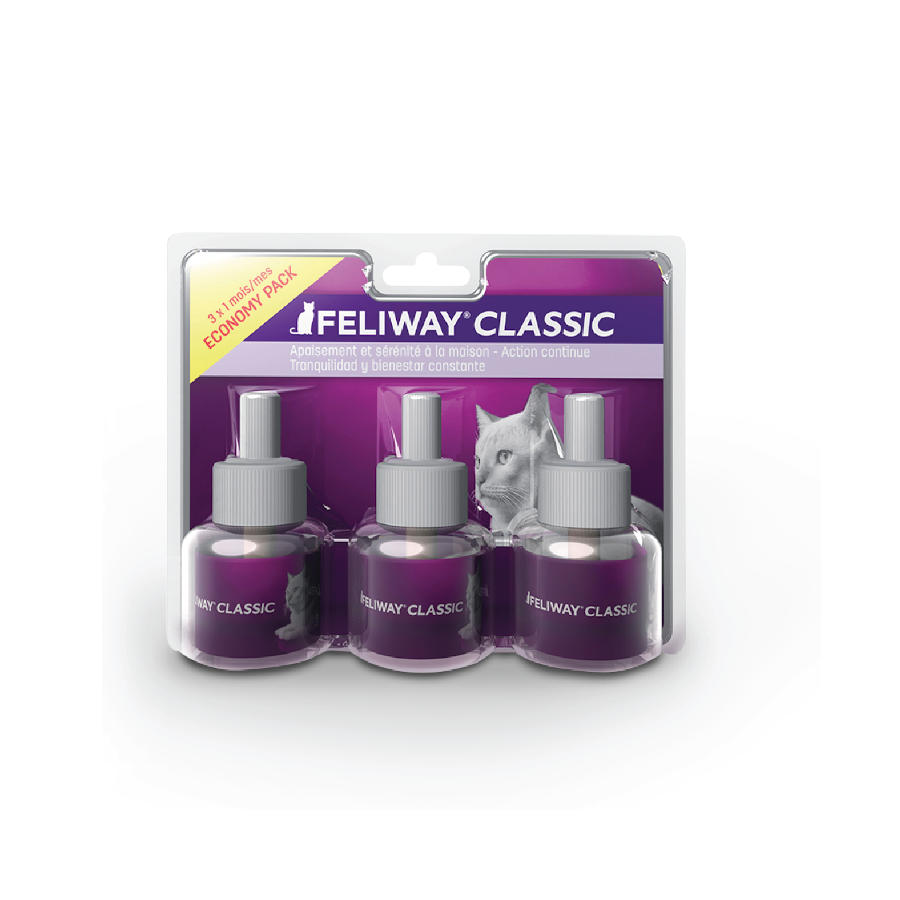 0.144 L Feliway Classic Difusor e Recarga calmante para Gatos