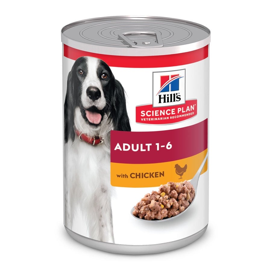 48 latas x 370 g Hill's Adult Lata sabor frango Pack poupança!
