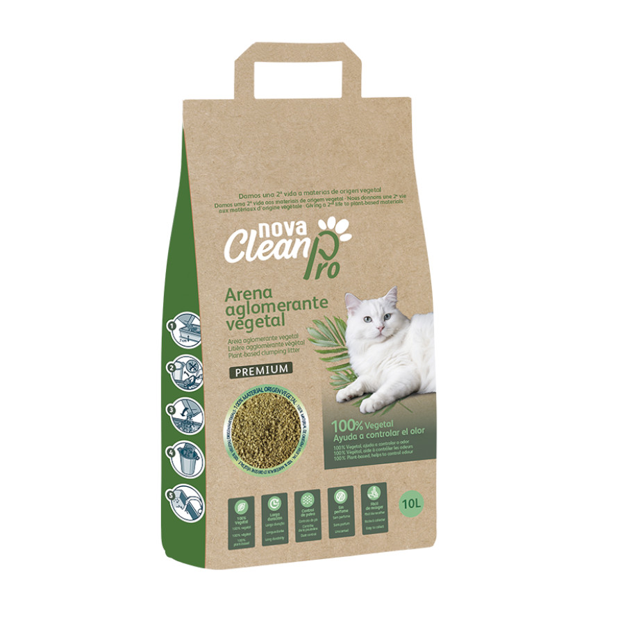 Nova Clean Pro Areia Natura para gatos
