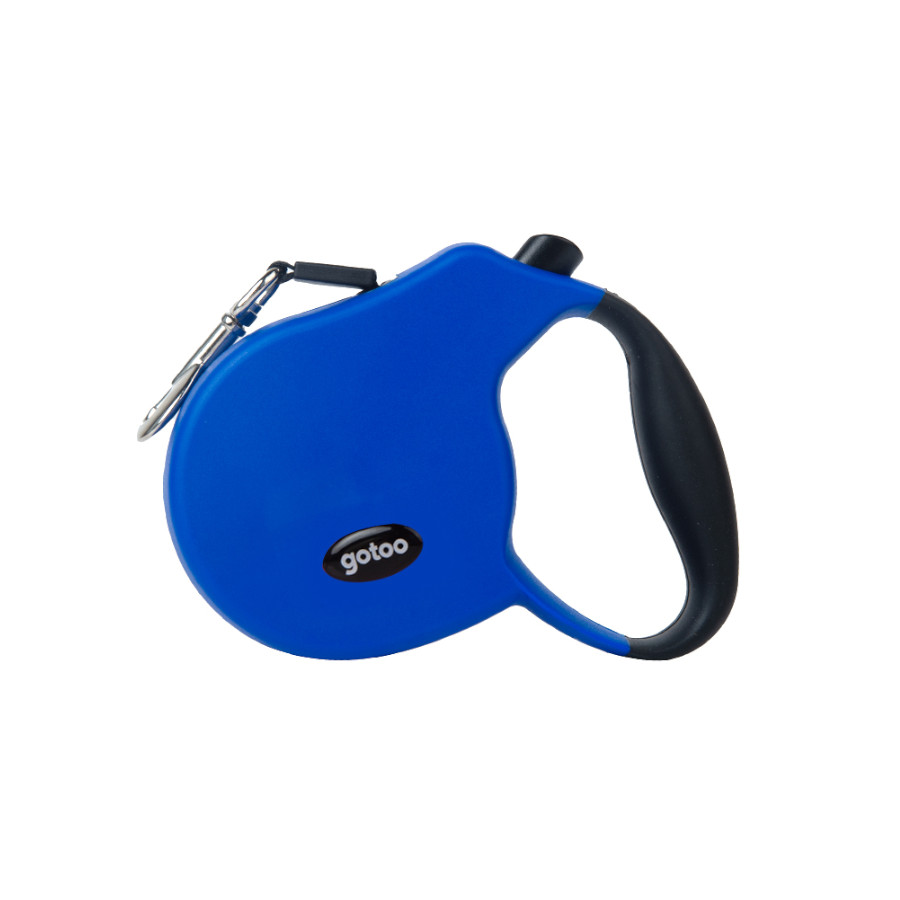 Gotoo Trela extensível azul para cães