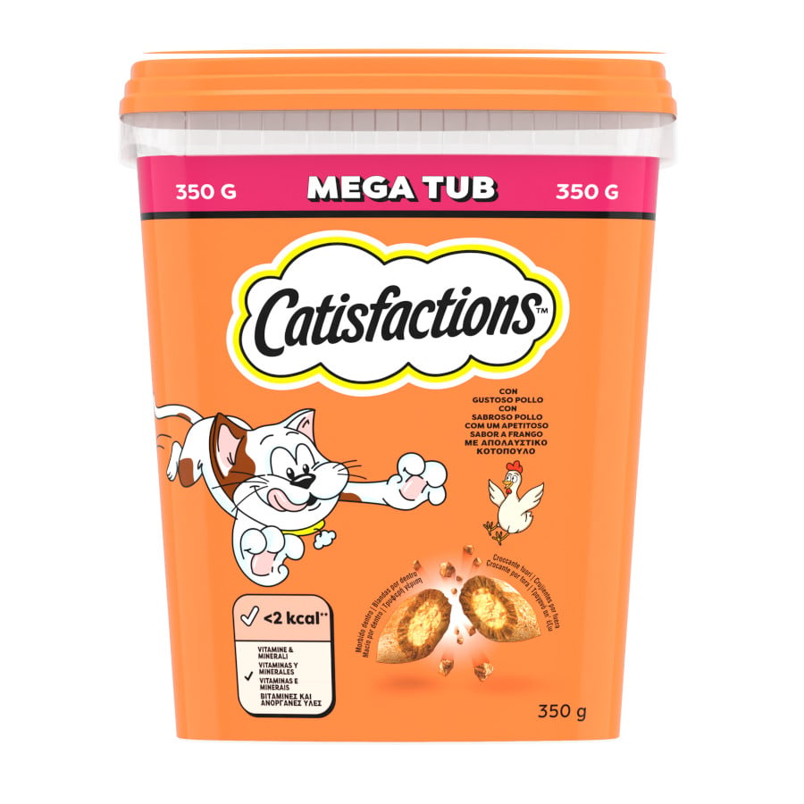 0.35 KG 350 g Catisfactions Biscoitos de Frango para Gatos