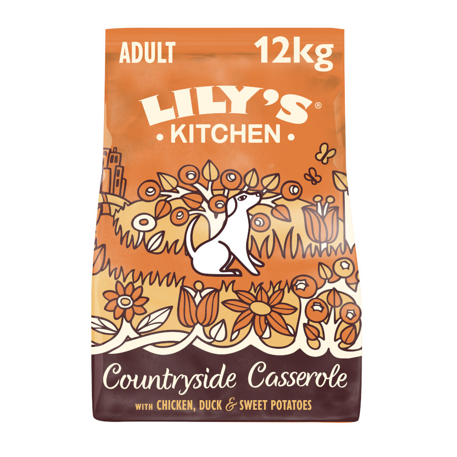 12 KG 12 kg Lily's Kitchen Adult  Frango e Pato ração para cães