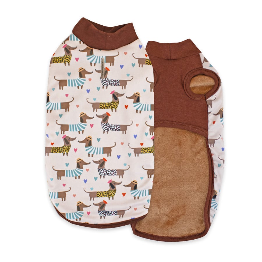 Suéter Outech Double Dachshund para cães