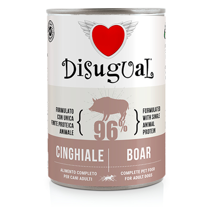 400 g Disugual Javali em Patê Lata para cães