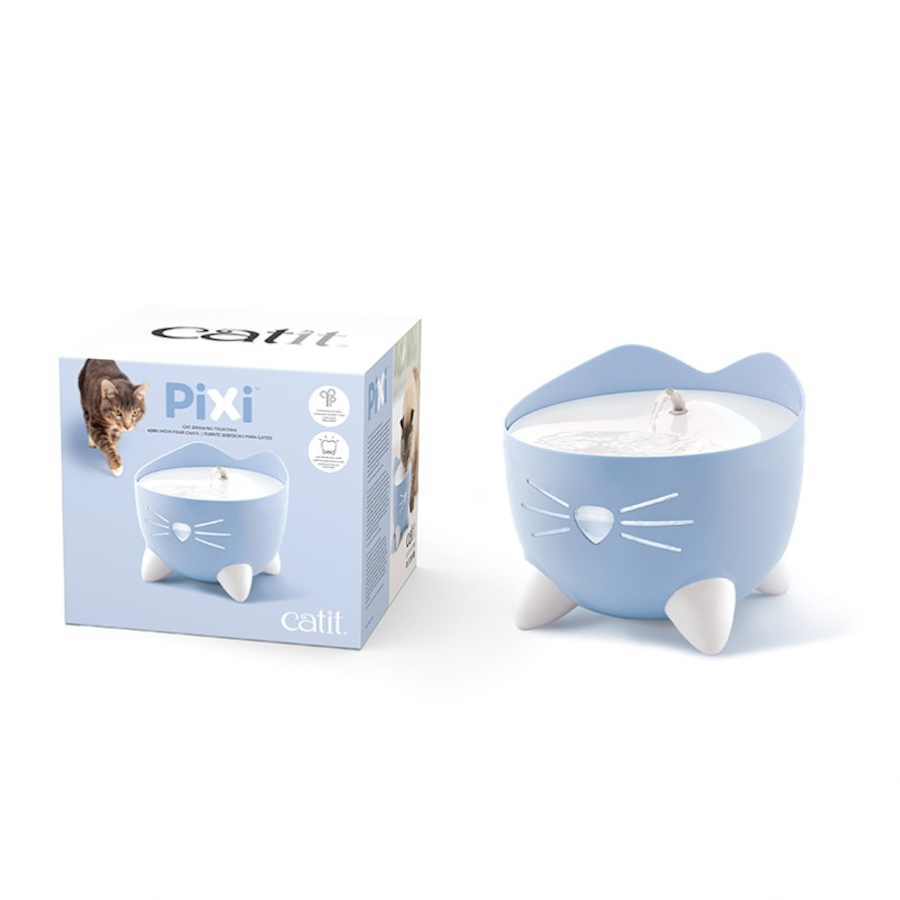 Catit PIXI Fonte Bebedouro Azul para gatos