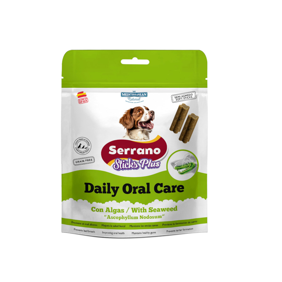 14 sticks Serrano Sticks Functional Daily Oral Care para cães