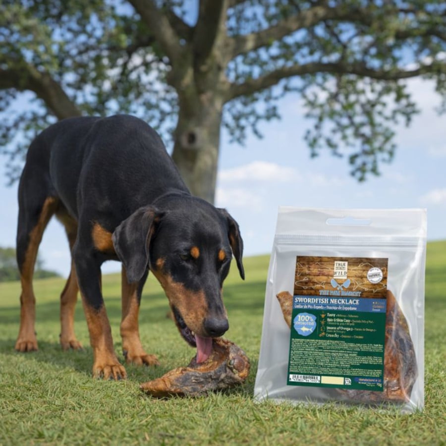 70 g. True Origins Collar Pez Espada Snack para perros