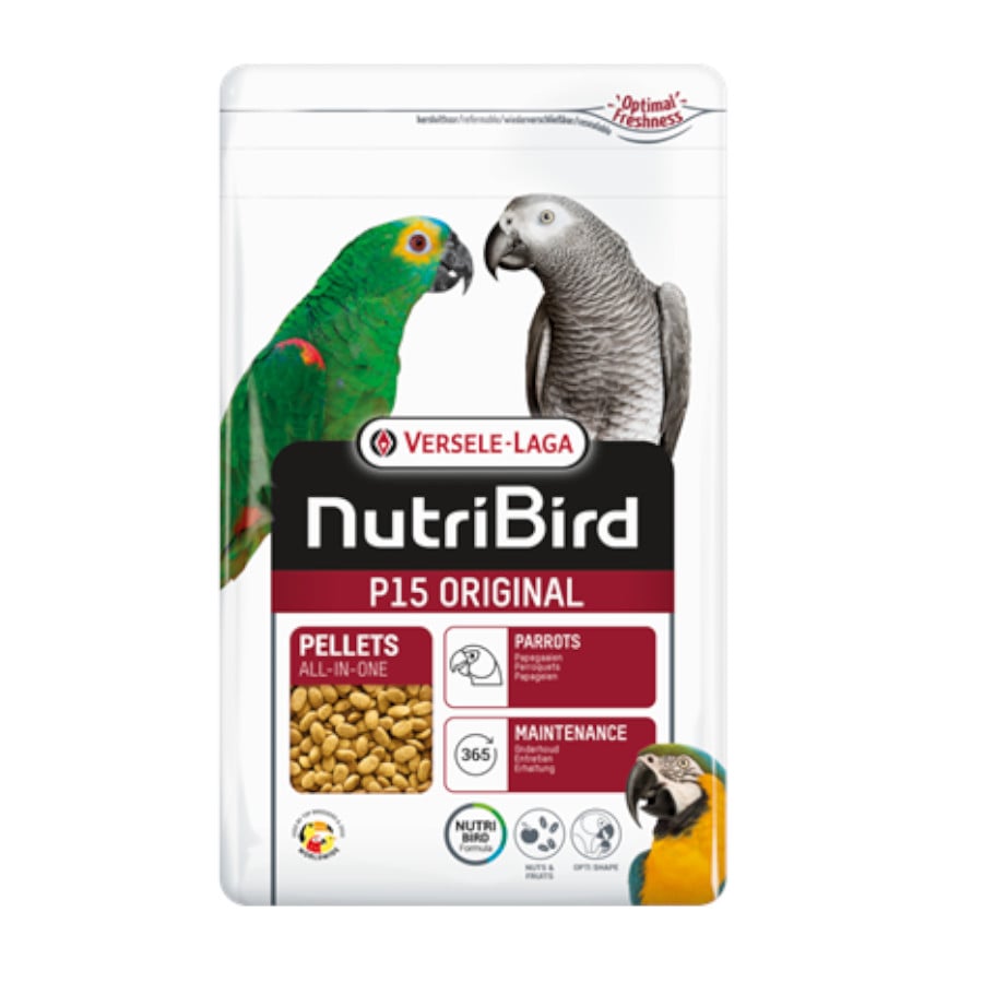 1 KG Versele-Laga Nutribird P15 Original ração para papagaios