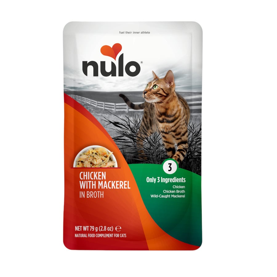 0.079 KG 79 g Nulo Comida húmida de Frango com Cavala em saquetas para gatos