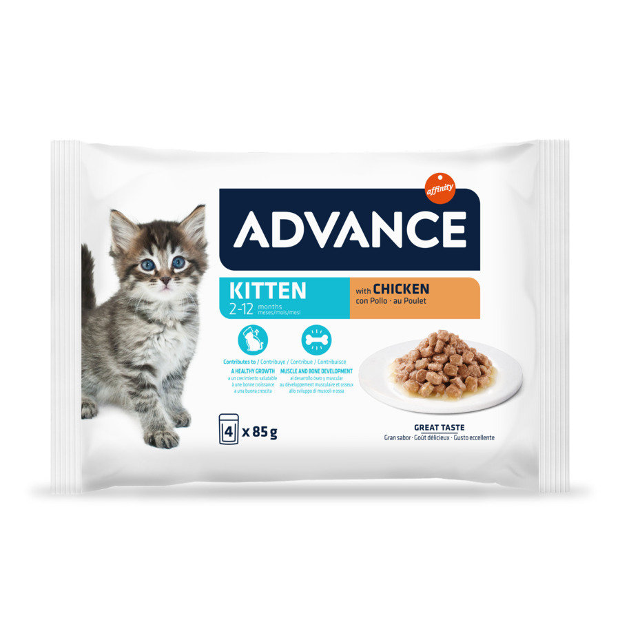 Advance Kitten Frango Saqueta em Molho