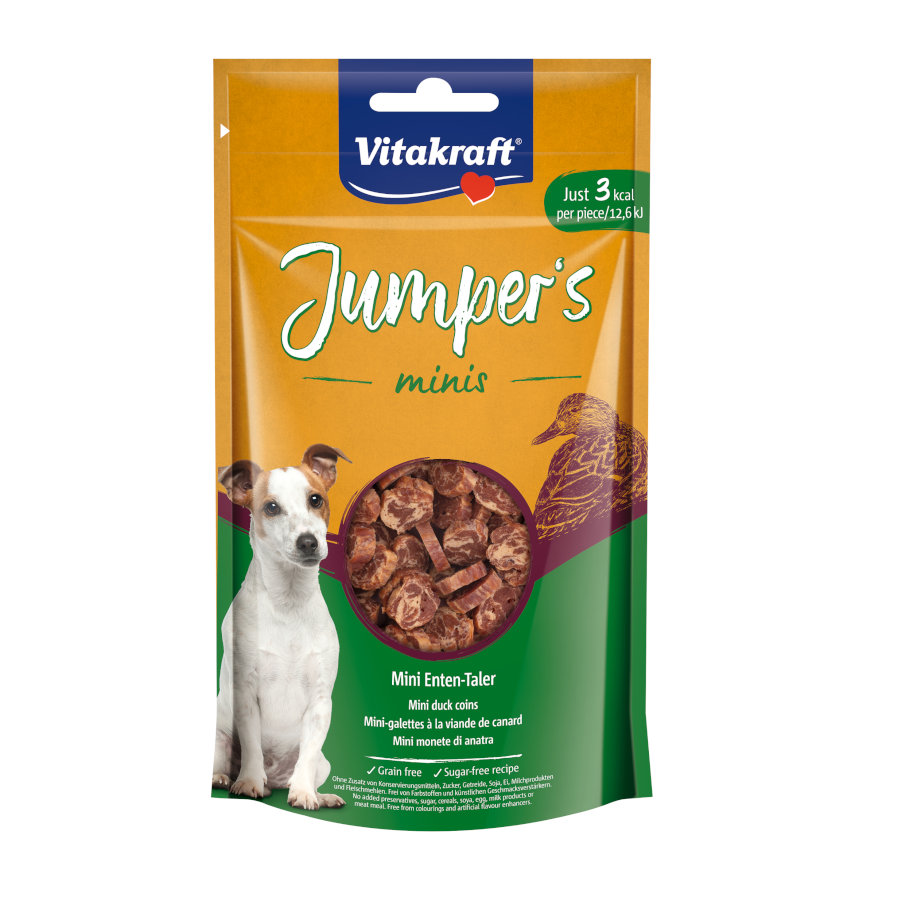 Vitakraft Bocadinhos Jumper’s Pato para cães mini , , large image number null