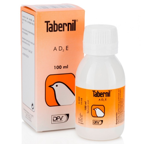 0.1 L Tabernil AD3E Suplemento Vitamínico para pássaros