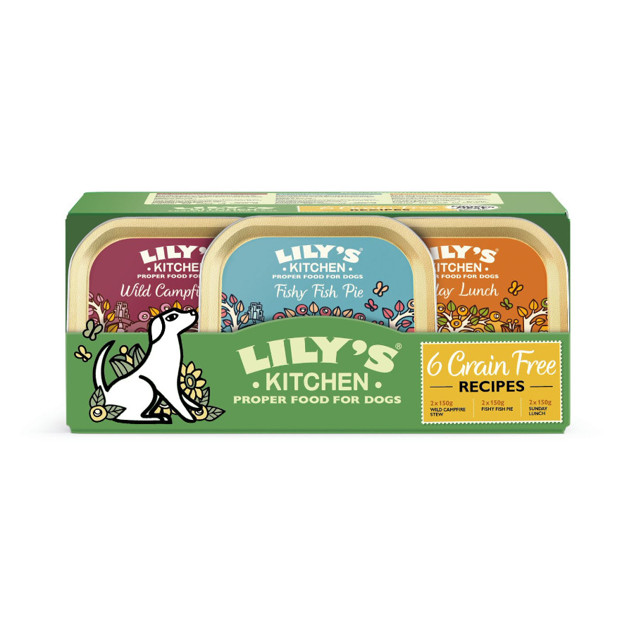 Lily’s Kitchen Grain Free terrinas para cães - Multipack 6 , , large image number null