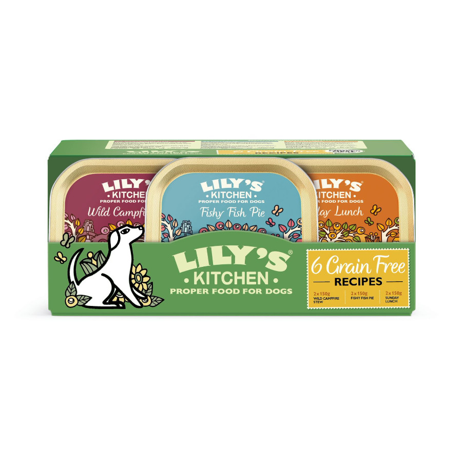 1.8 kg Lily’s Kitchen Grain Free terrinas para cães - Multipack 6