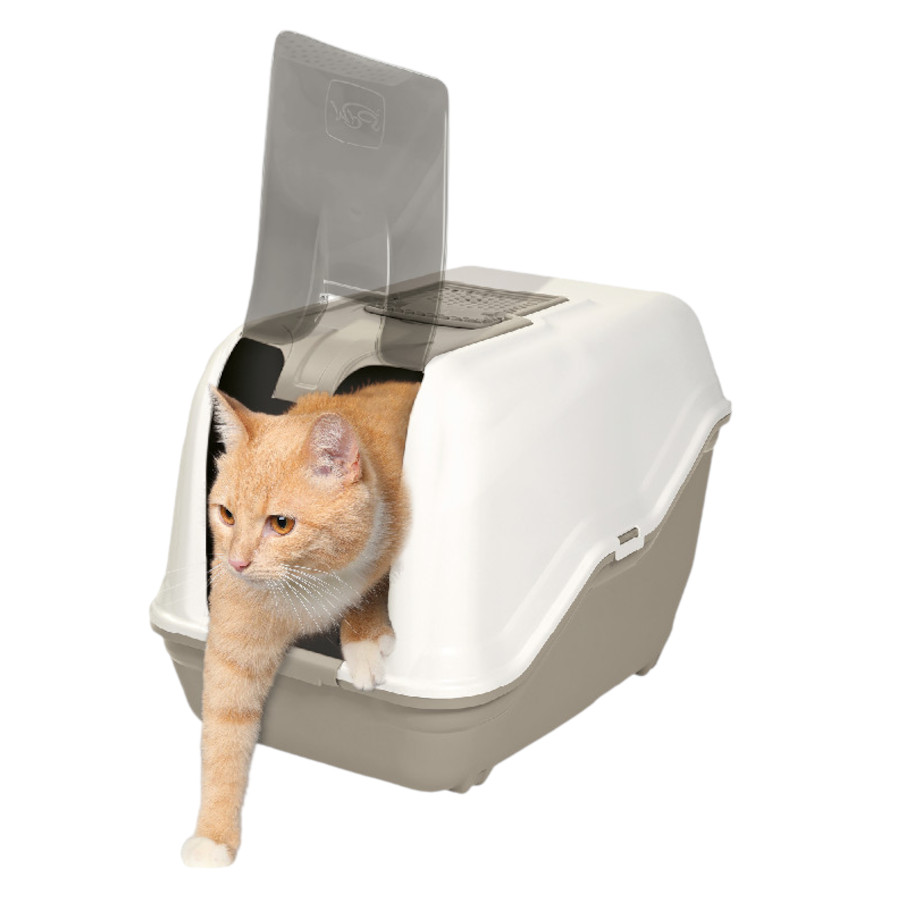 Nice Care Caixa de areia fechada Netta Close bege para gatos