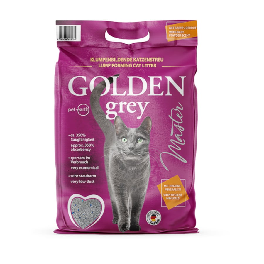 14 kg Golden Grey Master Areia Aglomerante para gatos