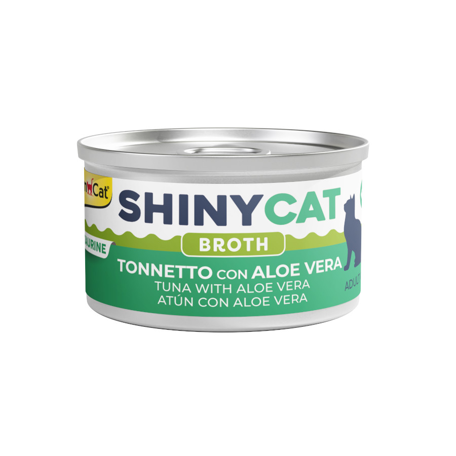 0.09 KG 70 g GimCat Atún y Aloe Vera caldo en lata para gatos