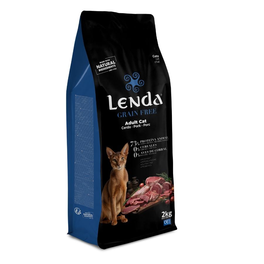 2 KG 2 Kg Lenda Grain Free Ração de Porco para gatos