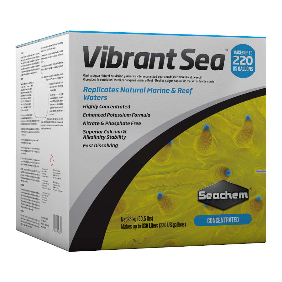 Seachem Vibrant Sea Sal marinho sintético para aquários