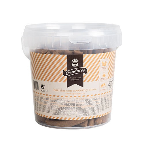 1.2 kg Criadores snack barritas cordeiro-arroz para cães