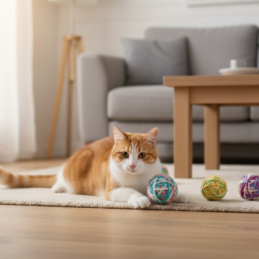 Tootoy! Kitten Kit de bolas de lã com guizo para gatinhos