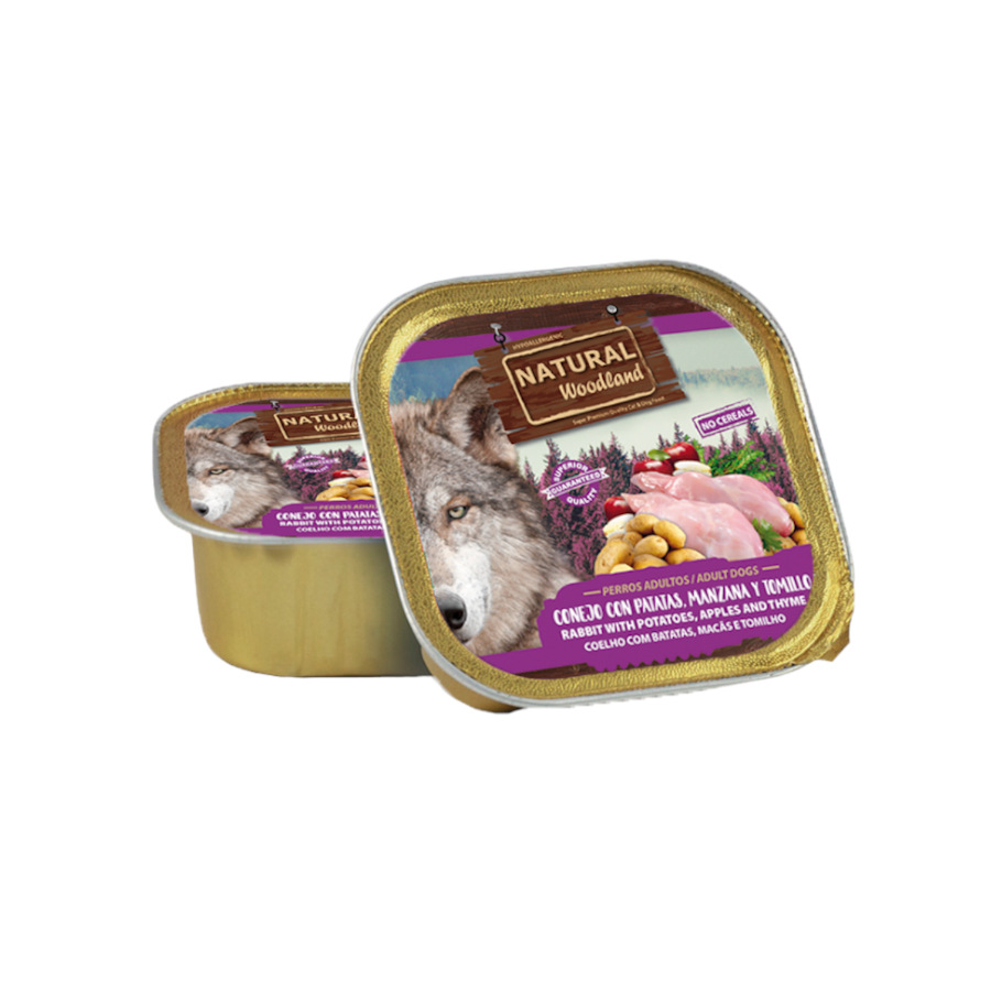 400 g Natural Greatness Coelho com Batatas, Maçã e Tomilho lata para cães
