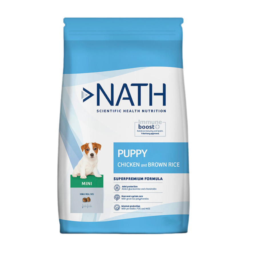 400 g Nath Puppy Mini Frango ração para cães