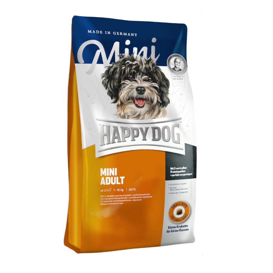 4 kg Happy Dog Mini Adult ração para cães