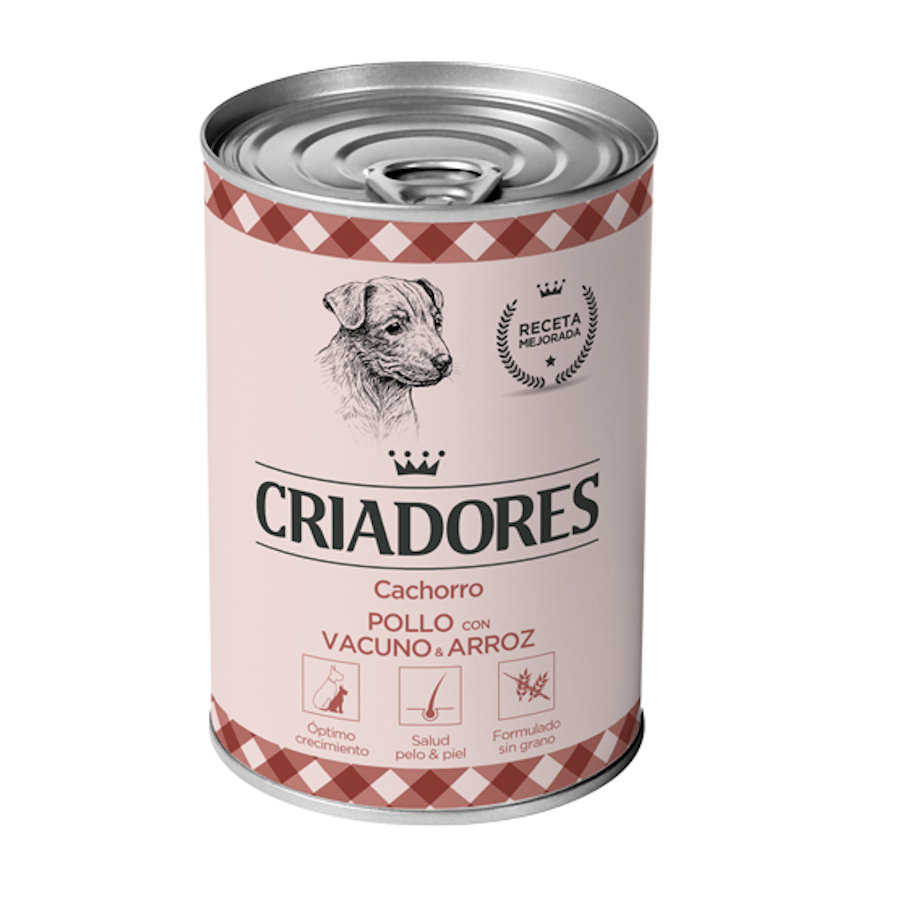 4.8 kg Criadores Frango e Vitela em lata para cachorros