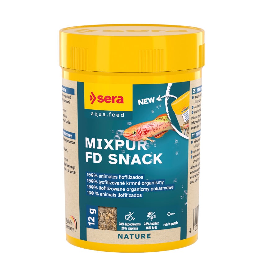 0.1 L Sera FD Mixpur Guloseimas para peixes