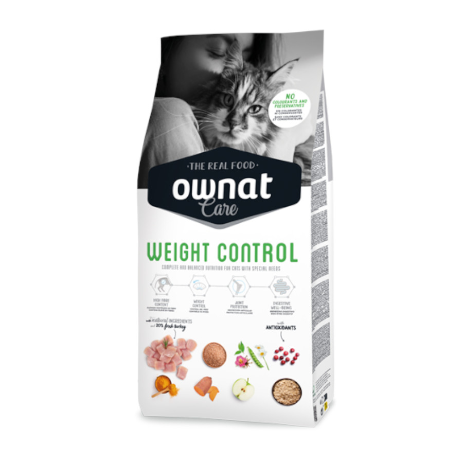Ownat Care Weight Control Ração de peru para gatos