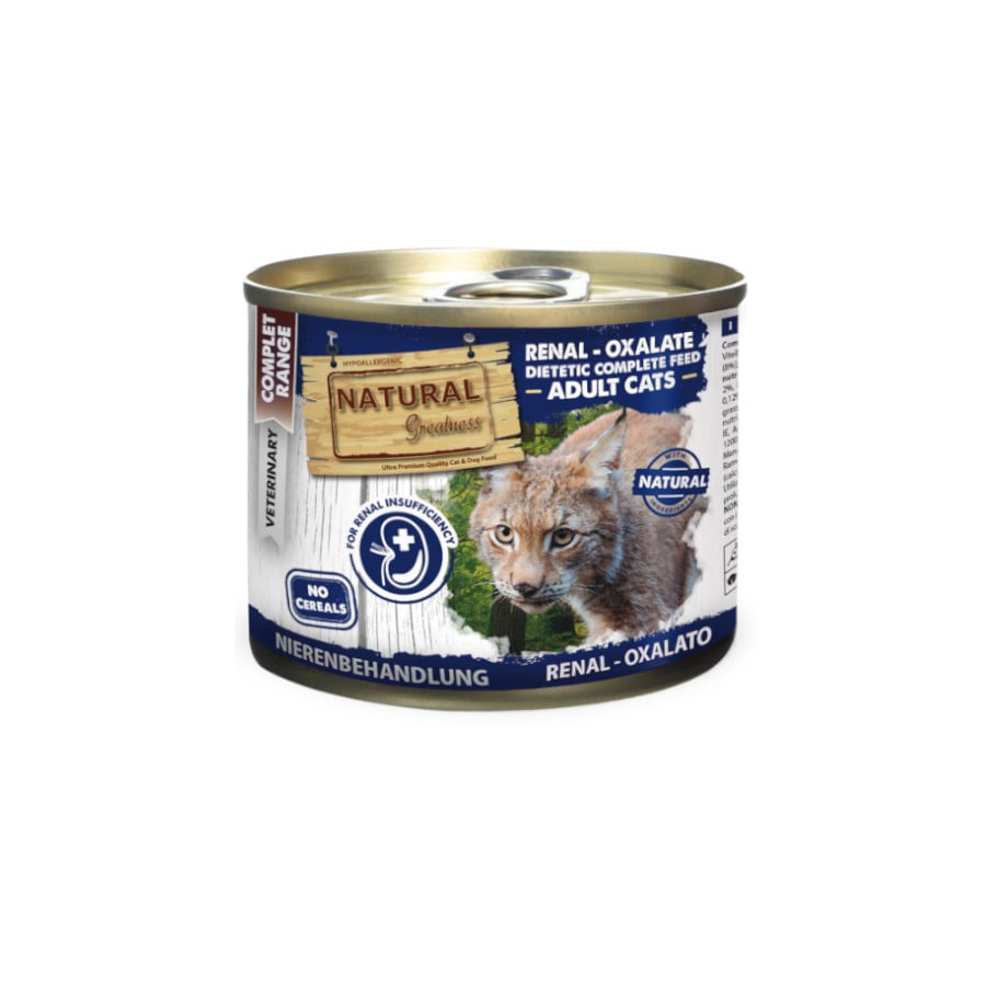 0.2 KG Natural Greatness Renal-Oxalate Pollo Comida Húmeda para gatos
